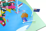 Moyo Montessori Moyo Montessori Svet - mapa s vlajkami (na stojane)
