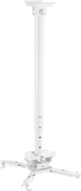 VivoLink Ceiling Mount L biela / stropný držiak pre projektor / 74.5cm - 114.5cm / až do 35 kg (VLMC350L-W)