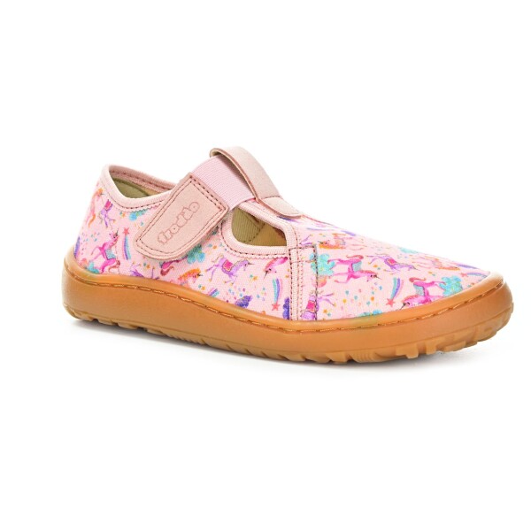 Froddo Canvas T-bar G1700439-8 Pink+ barefoot tenisky 33 EUR