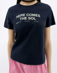 Thinking MU Navy Classic Sun T-Shirt Ida NAVY S