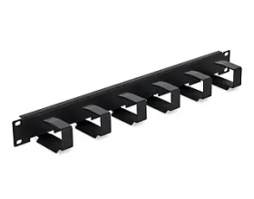 Triton 19" vyväzovací panel 1U / 6x háčik / 70x27mm / šedá (RAC-VP-X23-A1)
