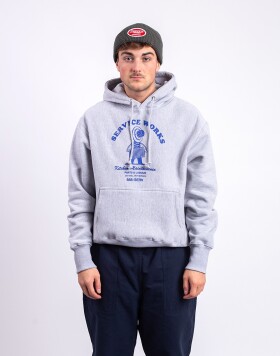Service Works Maintainence Hoodie HEATHER GREY M
