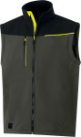 Bunda 2 V 1 Delta Plus softshell SOCCIA Farba: Čierna/ Červená, Veľkosť: M (SOCCINOTM)