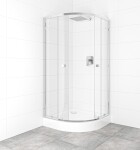 SAT - Set sprchovacieho kúta a vaničky, štvrťkruh 90x90 cm Multi Basic SIKOBKMUS90CRT SIKOBKMUS90CRT