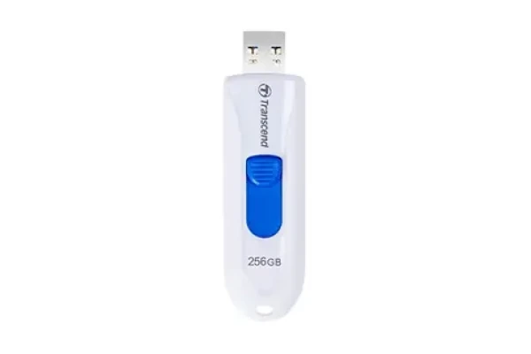 Transcend JetFlash 790W 256GB bielo-modrá / Flash disk / USB 3.1 Gen1 (TS256GJF790W)