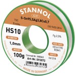 Stannol HS10 2510 spájkovací cín bez olova cievka Sn95,5Ag3,8Cu0,7 ROM1 100 g 1 mm; 631902