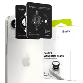 Ringke Camera Frame Protector 2-pack čierna / Ochranné sklo fotoaparátu / Apple iPhone 16e a 17e