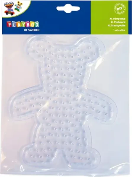 PLAYBOX Podložka pre zažehľovacie korálky XL Medvedík