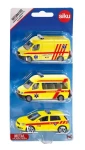Siku Česká verzia - set ambulancie sada 3 áut