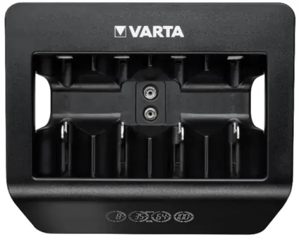 Varta LCD Universal Charger+ / Nabíjačka batérií - 4X AA/AAA/C/D + 1x 9V / 100-240V / 1x USB-C (529979)