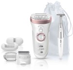 Braun Silk-épil 9-890 SensoSmart / epilátor / 2 rýchlosti / vodeodolný / 50 min prevádzka / biela (9-890 SensoSmart)