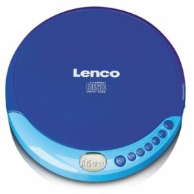 Lenco CD-011 modrá / prenosný CD prehrávač / 3.5 mm jack / CDamp;CD-Ramp;CD-RW (CD-011BLAU)