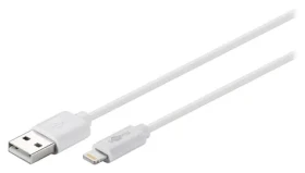 Goobay USB-A - Lightning biela / Kábel / 1 m / MFi certifikácia (54600)