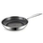 Voštinová panvica MR-1214-26 26 cm / Panvica / Nerez, hliník / Indukcia / Nepriľnavý povrch / Do rúry 260°C (MR-1214-26)