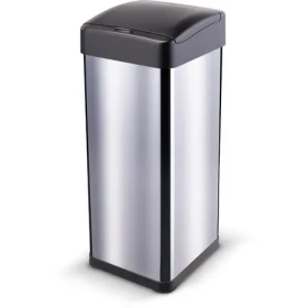 Lamart LT8107 nerez, plast / Bezdotykový odpadkový kôš / 50 l / senzor pohybu / USB napájanie (8590669386406)