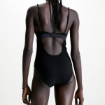 Dámske jednodielne plavky KW0KW02137-BEH - Calvin Klein S