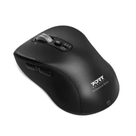 PORT CONNECT Expert čierna / bezdrôtová myš /3200 DPI / 2.4 Ghz / Bluetooth / USB-A/C (900707C)