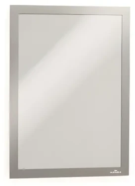 Durable Duraframe A4 strieborná / Magnetický rámček / Samolepiace / 10 ks (488223)