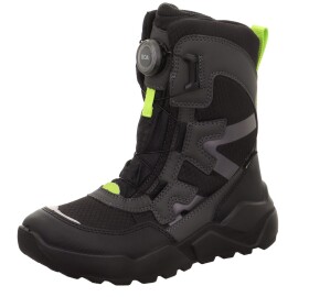 Chlapčenské zimné topánky ROCKET Black/Green Gore-Tex, Superfit , 1-000403-0020, zelená - 37