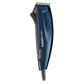 Babyliss E695E / zastrihávač vlasov / 8 nástavcov / ochranné púzdro / kefka / hrebeň / olej / modrá (E695E)