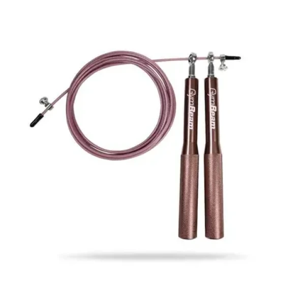Švihadlo Metal Jumping Rope Rose Gold - GymBeam (ružová) (84079-1-single_variant)