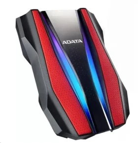 ADATA HD770 1TB červená / Externý HDD / 2.5 / USB 3.2 Gen 1 - (USB 3.0) (AHD770G-1TU32G1-CRD)