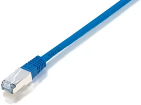 Equip Cat5e F/UTP modrý 0,5m / Patch kabel / RJ45-RJ45 / PVC (225437)