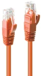 Lindy Cat6 oranžová / Patch kábel / U/UTP / RJ-45 / 0,5 m (48106)