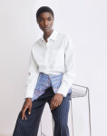 Armedangels Loose Poplin Shirt Blouse 188 white S