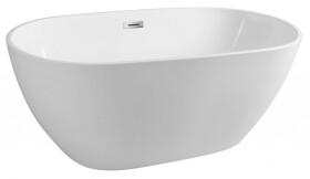 AQUALINE - DOURO voľne stojaca vaňa 150x82cm, biela E1850
