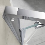 GELCO - SIGMA SIMPLY CHROM obdĺžnikový sprchovací kút 900x700 sklo BRICK, GS3899F-GS4370 GS3899F-GS4370