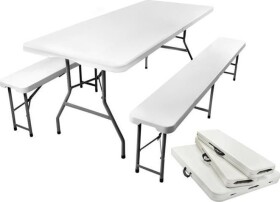 Malatec Zahradní pivní set campingový stůl a lavice skládací 180cm