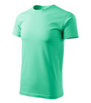 Ťažké nové tričko unisex mentolové XL