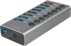 LogiLink LogiLink USB 3.2-Hub 7+1 Port m. Ein/Aus Schalter Gen1
