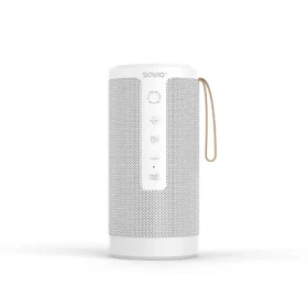 Savio BS-032 biela / Prenosný bezdrôtový reproduktor / Bluetooth (GKSSAVGLO0008)