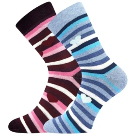 Ponožky BOMA® Stripe 2 mix A 2 páry 35-38 120530