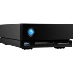 LaCie 1big Dock 16TB čierna / Externý HDD 3.5" / Thunderbolt 3 / USB-C / USB 3.0 / čítačka SD/CF (STHS16000800)