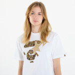 Tričko A BATHING APE Wild Leopard Pattern Ape Face Sta Tee UNISEX White XXL
