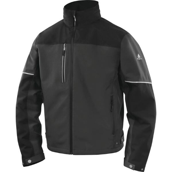 Pracovná bunda Delta Plus FLEN Farba: Šedá/ Čierna, Veľkosť: 2XL (FLENGRXX)