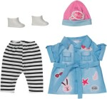 ZAPF Creation Baby Born Deluxe Jeans Dress Dress set oblečenie pre bábiku - 43 cm