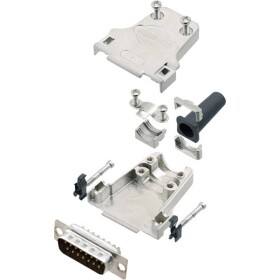 Encitech DTZF15-DMP-K 6355-0045-02 sada D-SUB kolíkové lišty 180 ° Pólov: 15 spájkovaný 1 sada; 6355-0045-02