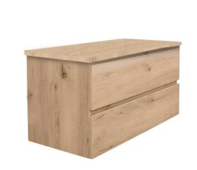 Kúpeľňová skrinka s dubovou krycou doskou SAT B-Way dub mat BWAY2100OAKDESK BWAY2100OAKDESK