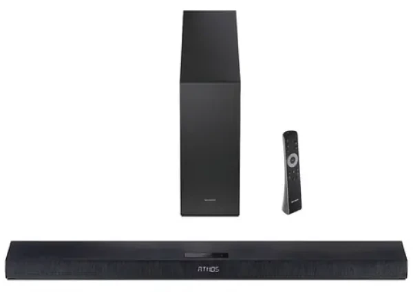 Sharp HT-SBW320 čierna / 2.1 soundbar / 360W / Dolby Atmos / DTS Virtual: X / Bluetooth 5.3 / HDMI eARC (HT-SBW320)