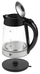 Lafe Lumi čierna / Rýchlovarná kanvica / 2200W / 1,7 l / sklo / RGB podsvietenie (LAFCZA46806)
