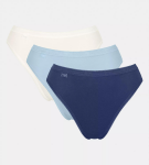 SLOGGI BASIC+ - nohavičky Tai 3 ks - nebesky mäkké s neviditeľnými švami Sloggi MULTIPLE COLOURS 20 40