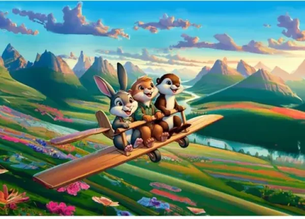 ART PUZZLE 35409 Puzzle Odvážni piloti