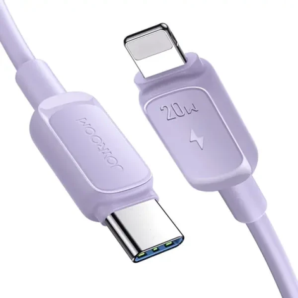 Joyroom Multi-Color Series A14 Nabíjací kábel USB-C (M) - Lightning (M) 20W 1.2m fialová (6956116748500)