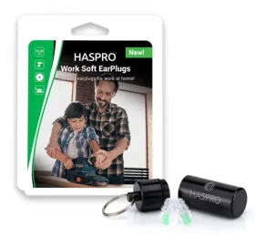 Haspro Work - Home štuple do uší proti hluku pri práci, 1 pár / 2ks (HSEPUH1912)