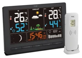 TFA 35.1118.01 SEASON 2 / Meteostanica / Predpoveď počasia / Rádiom riadený čas / Dosah 100 m (35.1118.01)