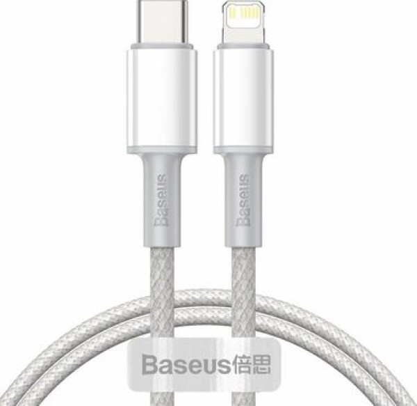 Baseus CATLGD-02 Kábel USB-C (M) - Lightning (M) 1 m biela / 20W (CATLGD-02)